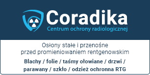 Centrum ochrony radiologicznej Coradika — Blachy ołowiane, folie ołowiane, taśmy ołowiane, osłony stałe i przenośne RTG.