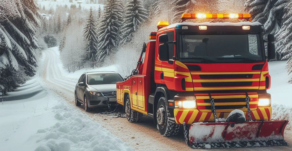 Pomoc drogowa i laweta w zimie — kluczowe kwestie.
