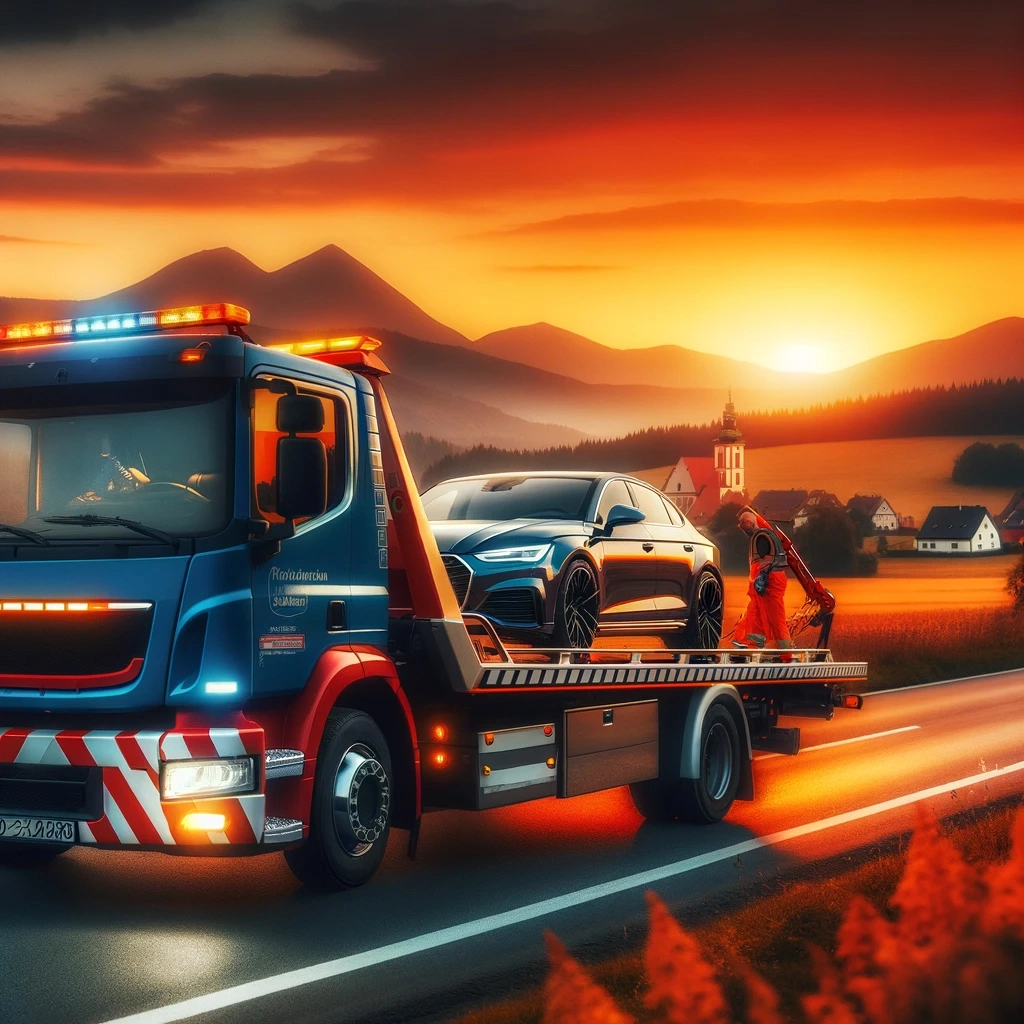 Laweta Krzepice 24h — Tania i całodobowa pomoc drogowa.