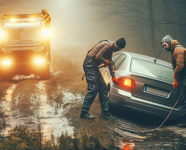 Wyciąganie auta z rowu lub zaspy Śląsk — Skutecznie 24h/7. Wyciąganie auta z rowu lub zaspy Śląsk — Skutecznie 24h/7.